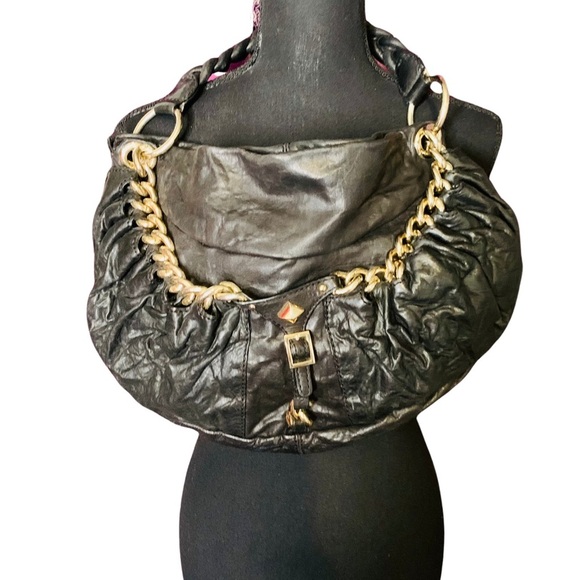 Gianni Bini Handbags - Gianni Bini Black Hobo Style Purse